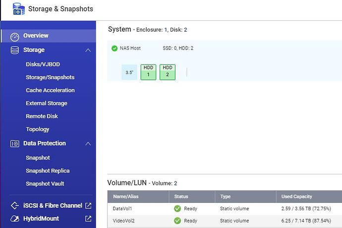 ts253Pro StorageReport